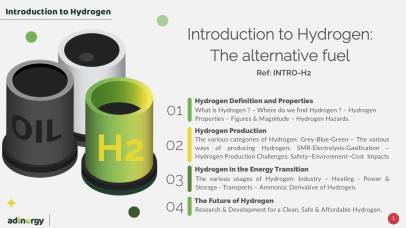 Introduction to Hydrogen: The alternative fuel