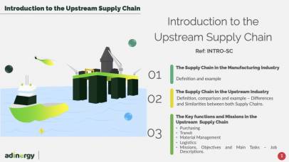 Introduction to the Upstream Supply Chain