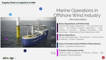 Marine Operations in Offshore Wind Industry