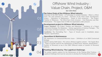 Offshore Wind Industry: Value Chain, Project, Operations & Maintenance