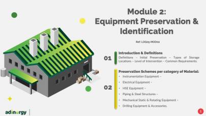 Oil & Gas Equipment Preservation & Identification