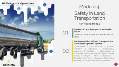 Safety in Land Transportation