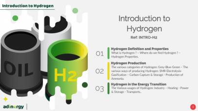 Adinergy publishes its last release: Introduction to Hydrogen